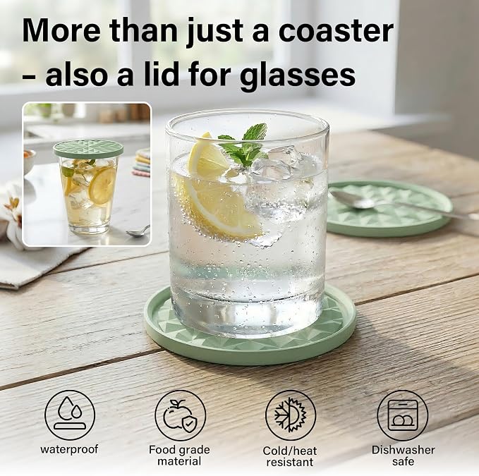 Silicone Drink Coasters Set of 2, Coaster - Image 5