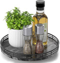 AMH 10-Inch Ancient Wood-Grain Marble Lazy Susan by AMH