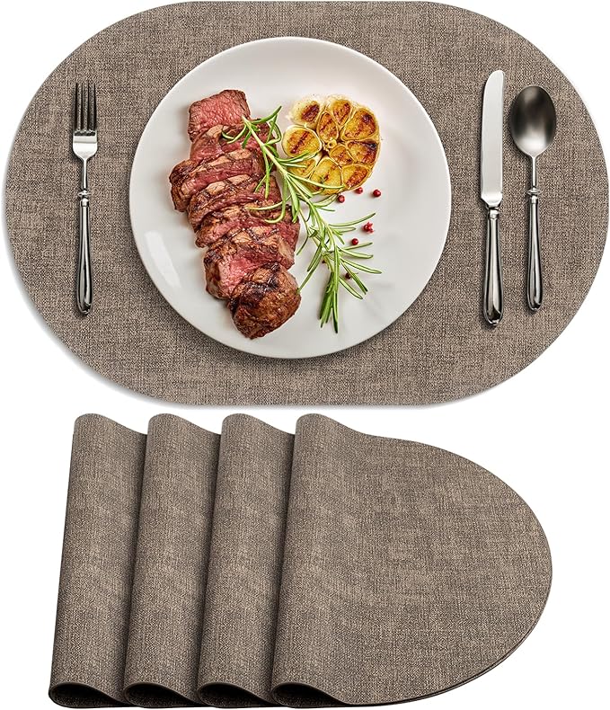 Placemats Set of 4 by Delicateandelegantplacemats