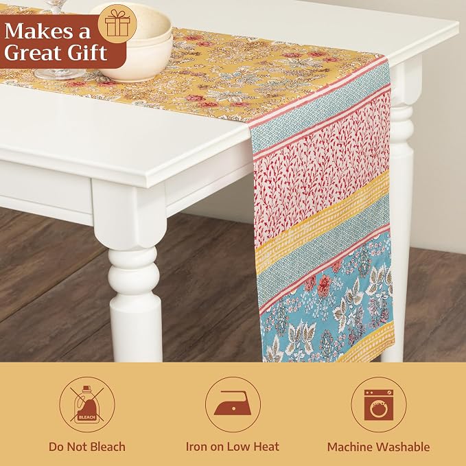 Maison d' Hermine Table Runner 100% Cotton 14.50" x 108" | Table Runners 108 - Image 5