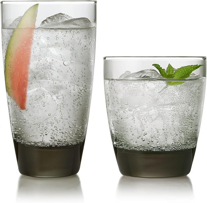 Libbey Classic Tumbler & Rocks Drinking Glasses Set of 16, and More by Libbey