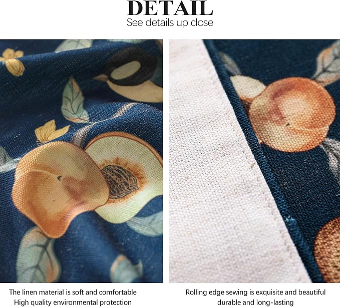 bilin gaier Designer Vintage Linen Small Table Runner, Floral Pattern, Dining - Image 5