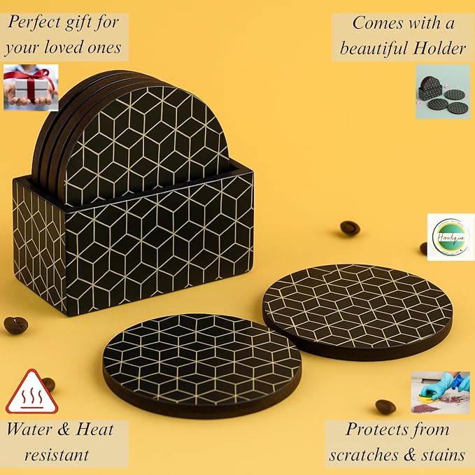 Wooden Coasters for Drinks - Image 4