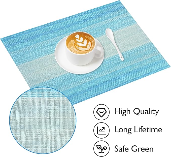 Placemats, Placemats Set of 4 Washable Place Mats, Heat Resistant Table Mats - Image 5