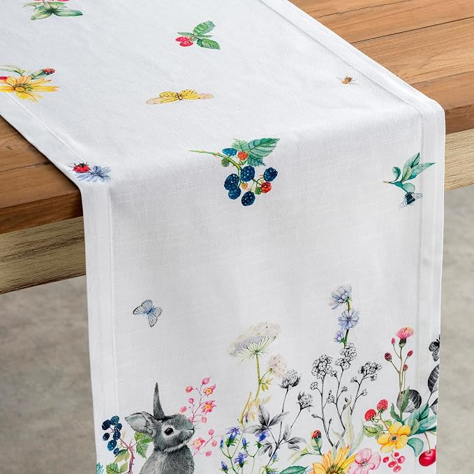 Maison d' Hermine Table Runner 100% Cotton 14.50" x 72" | Table Runners 72 - Image 9