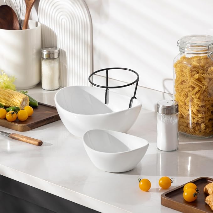 MALACASA 2 Tier Chip and Dip Serving Set - Image 7