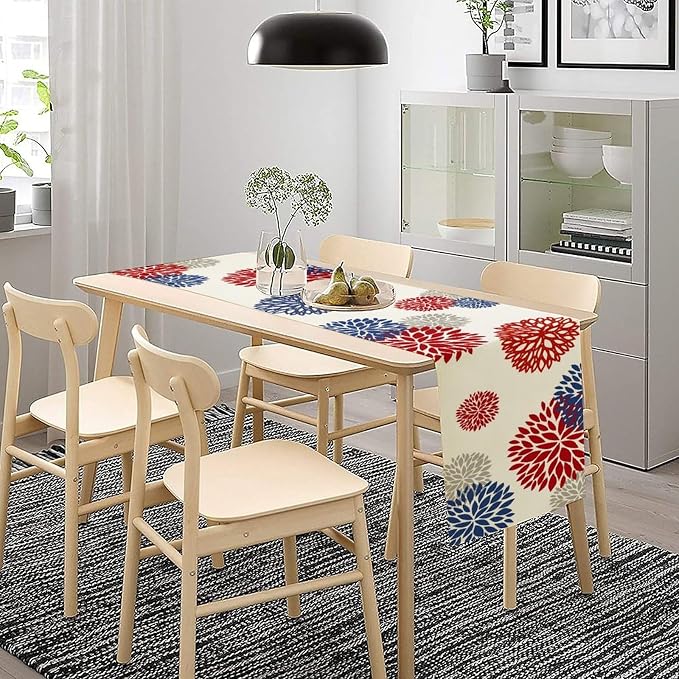 4th of July Table Runner, 13x120inch - Image 3