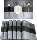 PIGCHCY Placemats, Washable Durable Woven Vinyl Placemats by PIGCHCY