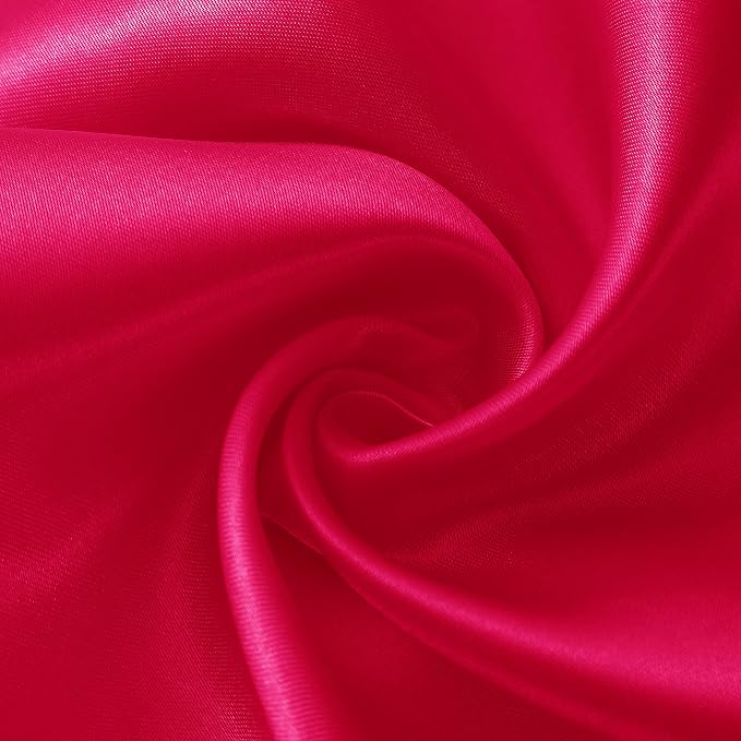 Horbaunal 24 Pack Hot Pink Satin Table Runner 12 x 108 Inch | Smooth Table - Image 6