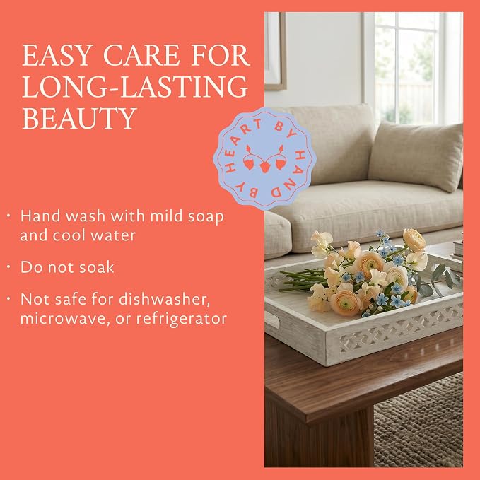 Trellis Mango Wood Serving Tray - Image 6