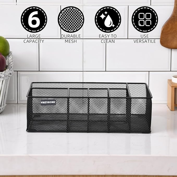 Paper Plate Organizer for Countertop, Utensil Holder Caddy for Party - Image 3