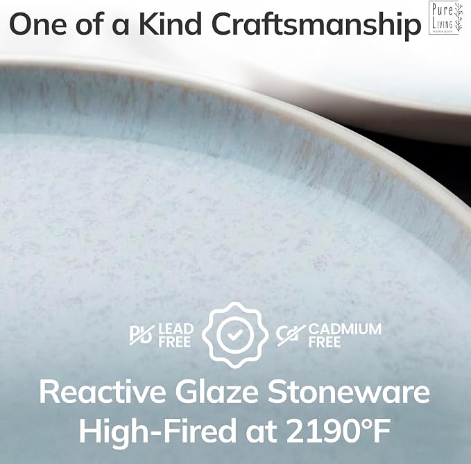 32 Piece Stoneware Dinnerware Set - Image 5