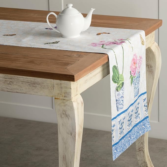 Maison d' Hermine Table Runner 100% Cotton 14.50" x 108" | Table Runners 108 - Image 8