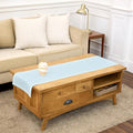 Solino Home 100% Pure Linen Table Runner Ice Water Woven, Fete 14 x 48 in | by SolinoHome