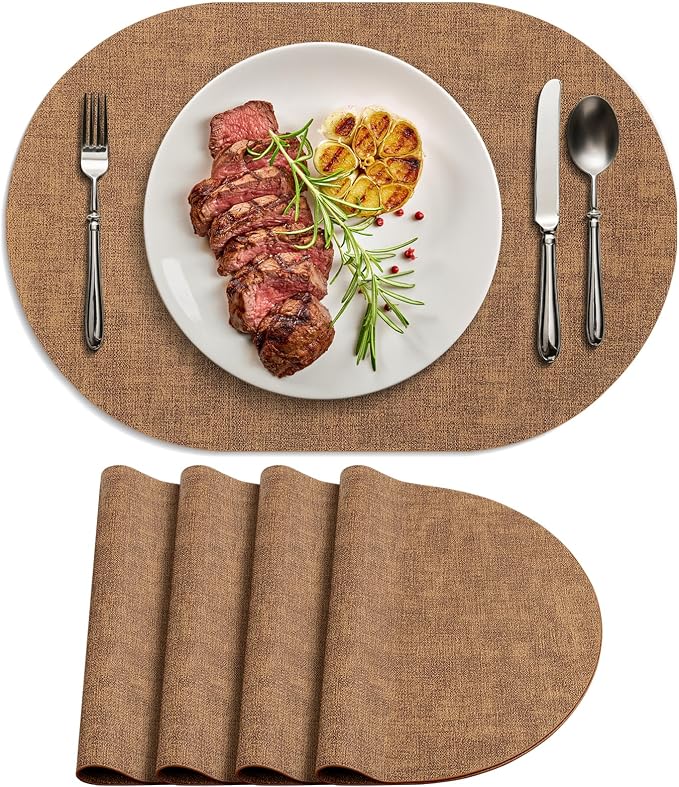 Placemats Set of 4 by Delicateandelegantplacemats