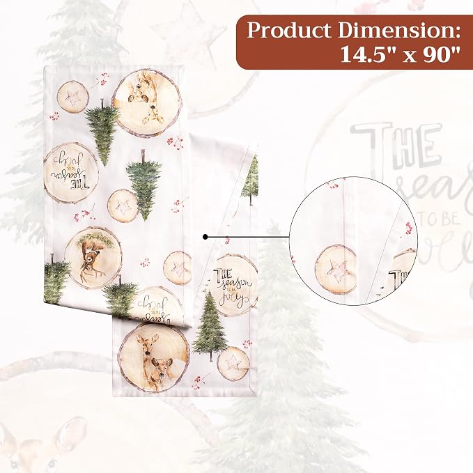 Maison d' Hermine Table Runner 100% Cotton 14.50" x 90" | Table Runners 90 - Image 7