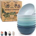 Grow Forward Premium Wheat Straw Bowls Set of 8 by GrowForward