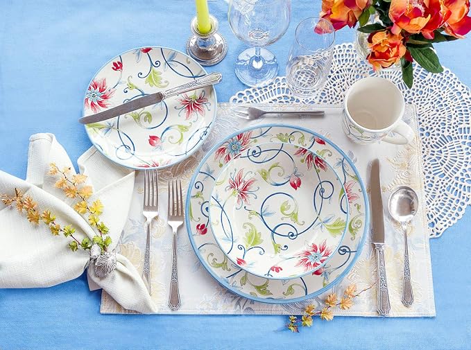 24-Piece Porcelain Dinnerware Set - Image 3
