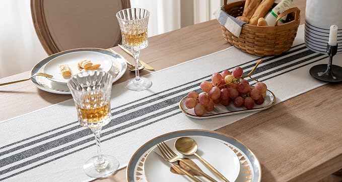 Boho Table Runner for Modern Farmhouse Decor, Dining Table décor 13 x 90 Inch - Image 6
