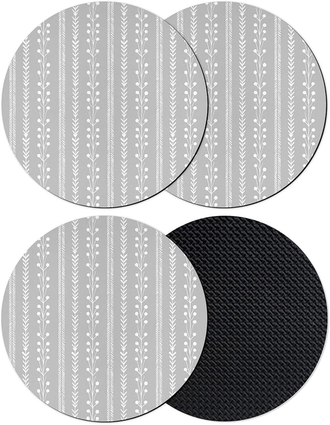 Modern Minimalist Coasters Set of 4, Absorbent Coasters by Unknown
