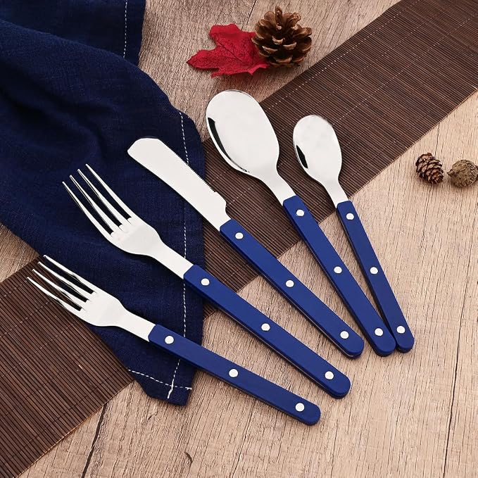 6-Piece Vintage 6.73-inch Dessert Spoon Set Silverware Set BRIIEC Stainless - Image 7