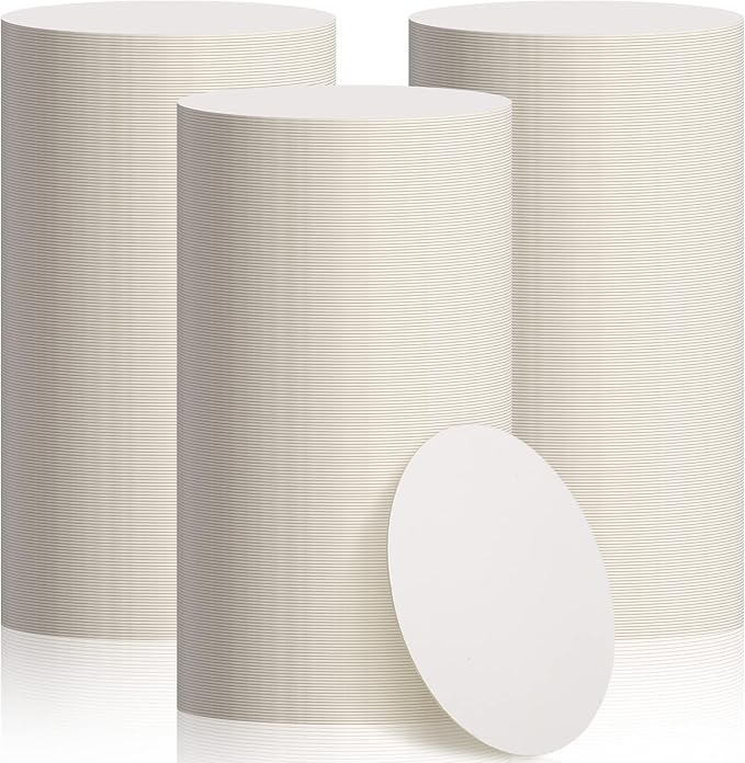 TaoBary 600 Pcs Round Cardboard Paper Coasters Bulk 1mm, 4 Inch Disposable by TaoBary