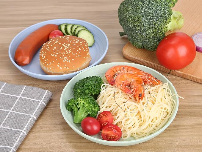 7.8 Inches Unbreakable Wheat Straw Plates - Image 6
