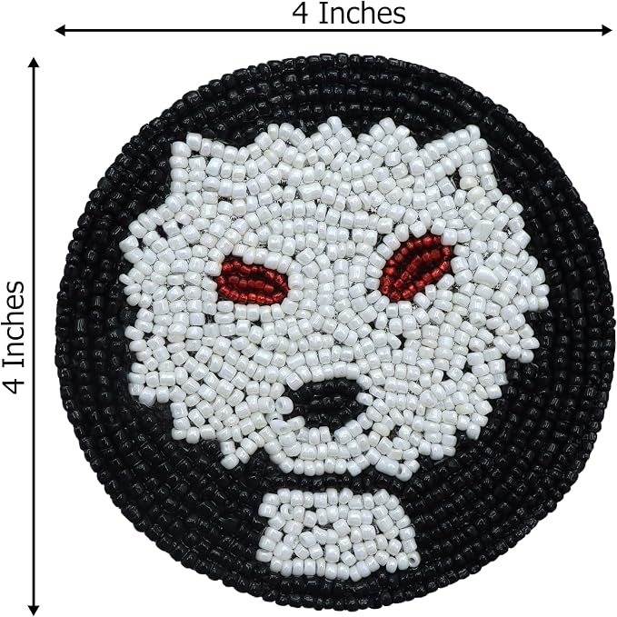 COTTON CRAFT Halloween Beaded Coasters - Image 3