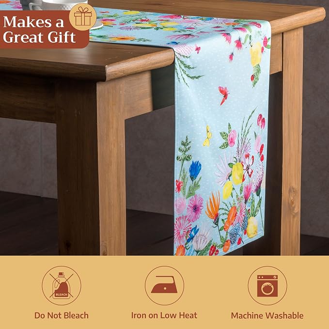 Maison d' Hermine Table Runner 100% Cotton 14.50" x 108" | Table Runners 108 - Image 5