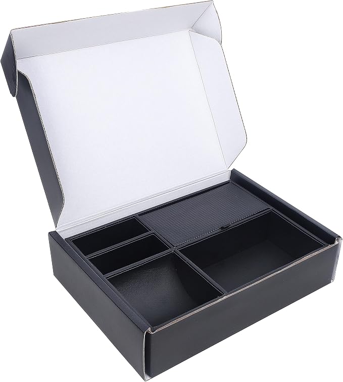 Zcaukya Men's Valet Tray, 5 Compartments, - Image 7