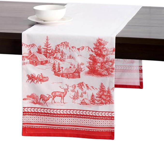 Maison d' Hermine Table Runner 100% Cotton 14.50" x 72" | Table Runners 72 by MaisondHermine