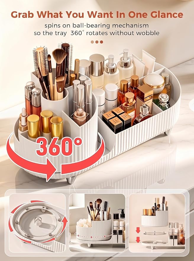 Booklov Rotating Makeup Organizer - Image 6