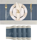 PIGCHCY Ginkgo Placemats Set of 4, Non-Slip Placemats Easy to Wipe Clean by PIGCHCY