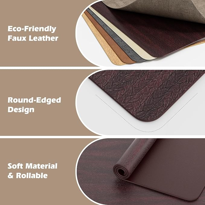 Aofmee Faux Leather Placemats Set of 6 - Image 6