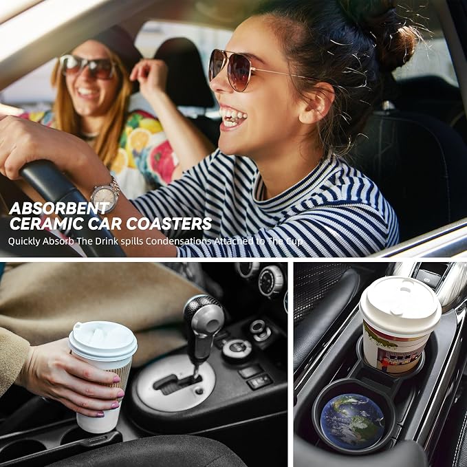 Car Coasters for Cup Holder 2 Pack - Image 6