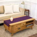 Solino Home Cotton Linen Dining Table Runner Purple Hemstitch, 14 x 60 in | by SolinoHome