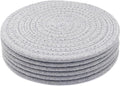 8 Inch Trivets for Hot Dishes, Hot Pots and Pans, Large Coaster for Kitchen by KITLAB
