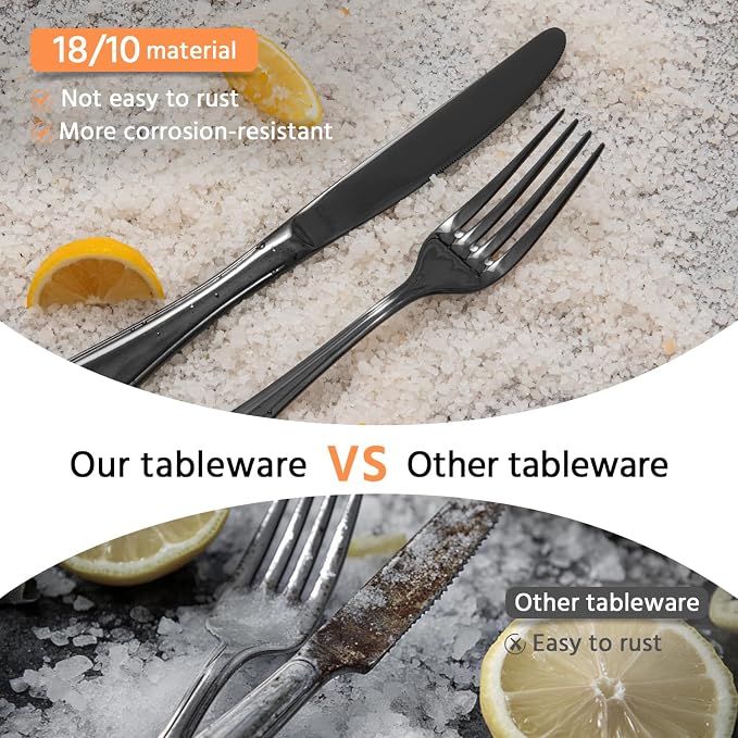 18/10 Stainless Steel Silverware Set - Image 7