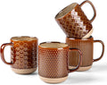 GBhome Coffee Mugs Set of 4, 12 oz Coffee Cups by GBhome