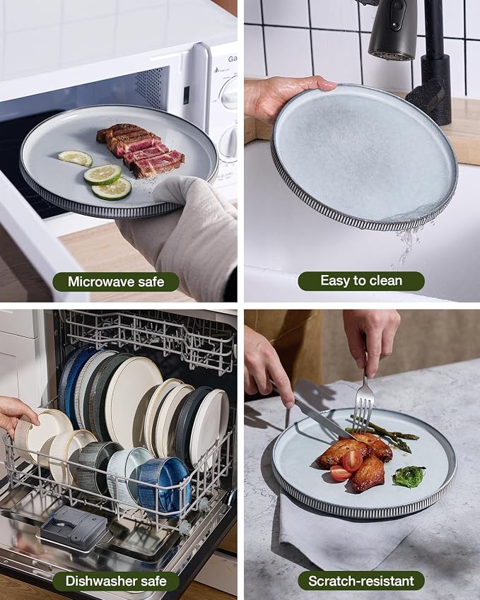 Famiware Star Plates and Bowls Sets, Chip & Scratch Resistant. Microwave & - Image 7