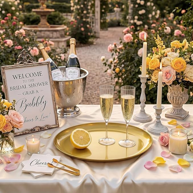 6PCS Gold Serving Platters - Image 7