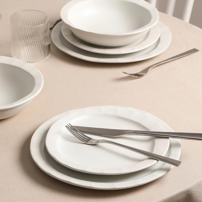 Stone Lain Oasis 4-Piece Salad Plate Set Stoneware - Image 6
