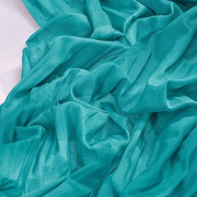 Cheesecloth Table Runner Summer Boho Wedding Birthday Party Home Decor | Teal - Image 2