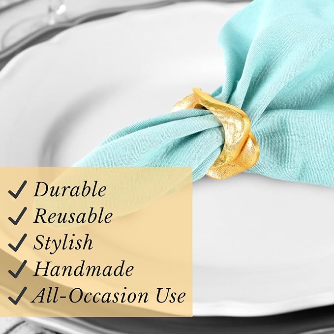 ALPHA Living HOME Modren Napkin Rings - Image 6