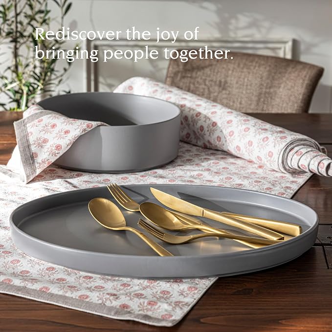 Over&Back Stackable Stoneware Serving Platter - Image 3