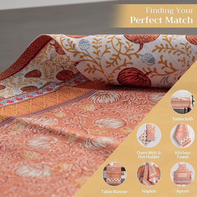 Maison d' Hermine Placemats Set of 4 Reusable 100% Cotton | Cloth Place Mats - Image 6