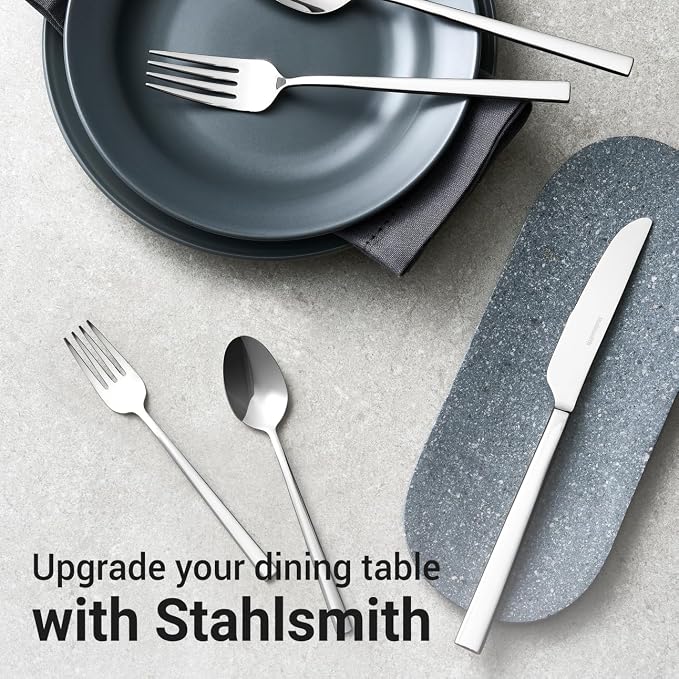20-Piece Durable 18/10 Silverware Set, Stainless Steel Flatware | Dishwasher - Image 6