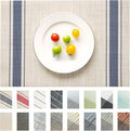 Placemats Set of 12 Vinyl/Plastic Woven Place Mats by Unknown