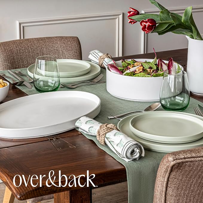 Over&Back 18x90 Washed 100% Linen Table Runner - Image 9