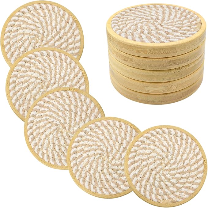 Eykao 5 Pack Absorbent Coasters by Eykao